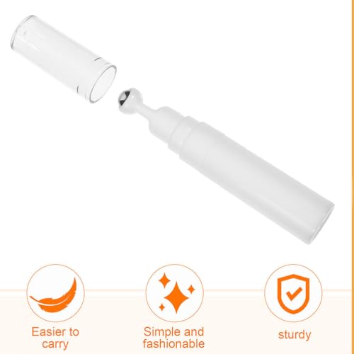 minkissy 6pcs Eye Cream Roller Bottles Empty - Essential Oil Applicator Roll on Refillable Cream Bottles Eye Essence Roller Ball Massage Bottles for Women - Image 5