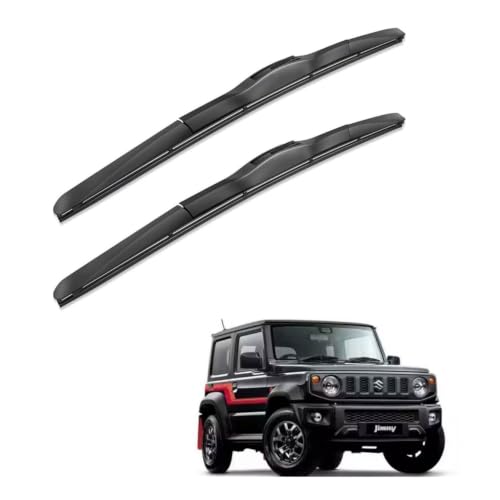 Image of Oshotto Frameless (O.E.M Type) Wiper Blades Compatible with Maruti Suzuki Jimny (18 inch / 16 inch)
