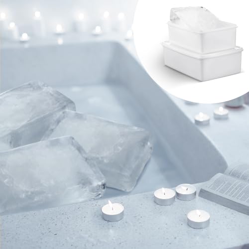 Molde de hielo grande Suclain 3 piezas plástico con tapa miniatura 5