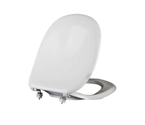 Asiento de inodoro antibacteriano blanco