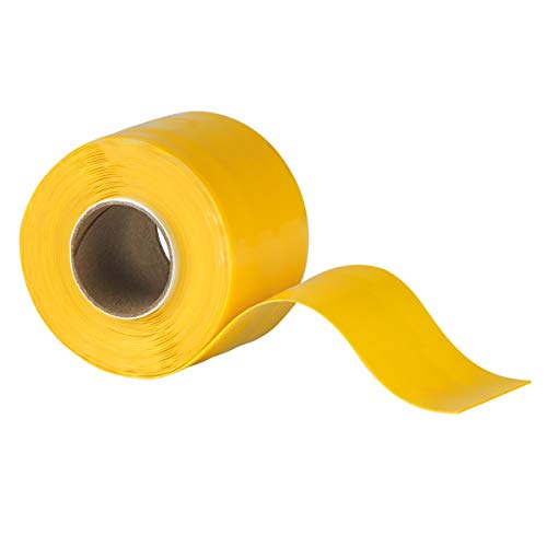 X-Treme Tape TPE-XZLYEL Silicone Rubber Self Fusing Tape, 1" x 10