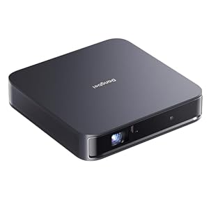 Dangbei Atom Laser Projector, Google TV™ OS, 1200 ISO Lumens, 180″ Screen, 1080p, HDR10, HLG, Dolby Audio, Google Assistant Voice Control, Chromecast Built-in, Autofocus, Auto Keystone Correction