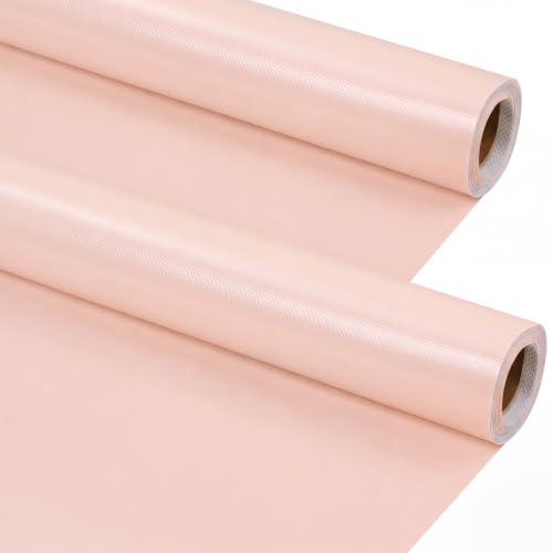 Image of 2 Roll Pink Bulletin Board Paper 12 x 4 ft Large Fabric Classroom Decor | 4x12 ft Fadeless Display Background, Durable for DIY Crafts Classroom Bulletin Boards, Back to School Decorating Projects