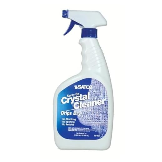 Satco 90934 32 Ounces - Crystal Chandelier Cleaner - Spray On