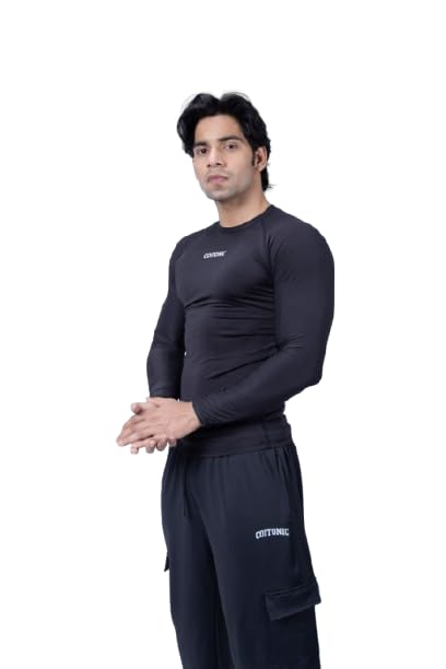 Men Compression Full Sleeves Round Neck T-Shirt for Gym and Sports Wear