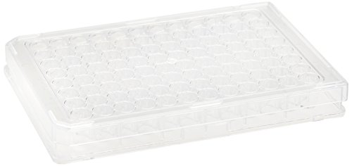 Microplaca de 96 pocillos, BRANDplates, pureGrade PS Est�ndar trans., fondo'F' 350 �l 100 pl. embalada 5 placas/bolsa, sin tapa, sin esterilizar