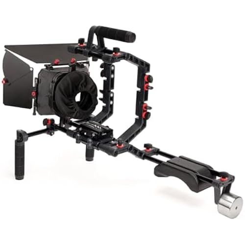 FC-02 Shoulder Rig Kit with Matte Box & Cage for DSLR Cameras