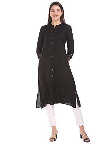 Image of Women's Rayon A-Line Regular Kurta