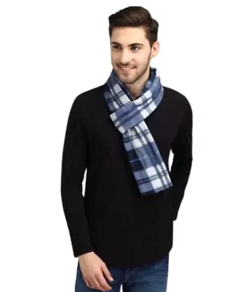 Sizzers Men Warm Woolen Muffler || Fleece Checkered Scarf || Soft And Comfortable-image-33