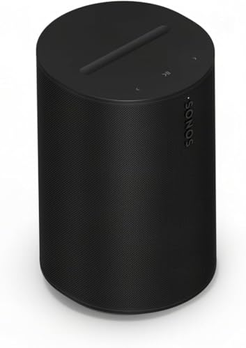 Image of Sonos Era 100 SL - Compact, Microphone-Free Speaker with WiFi, Bluetooth - Black