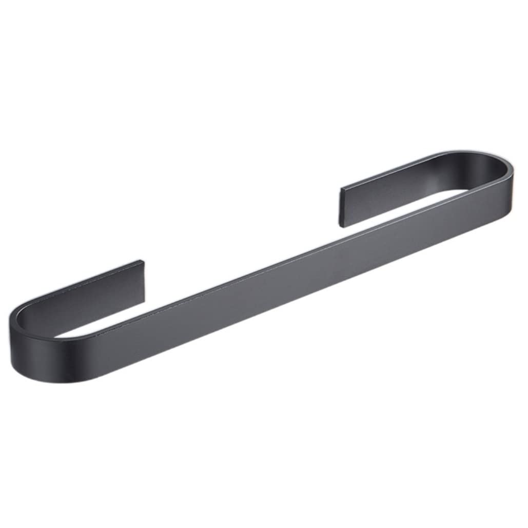 DKRAHRJJ Bathroom Towel Rail, Single Pole Towel Rack Towel Bar Towel Holder for Bathroom Kitchen/Black/50Cm