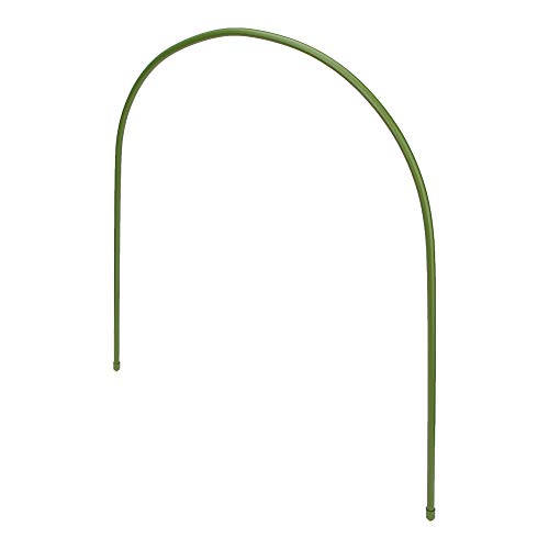 Acessórios de jardinagem para estrutura de suporte de arco de estufa com tubo de aço revestido de pl