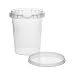 Produktbild 25 x Kunststoffdose Plastikbecher mit Deckel 520 ml, BPA-frei, lebensmittelecht inkl. 1 Schaufel