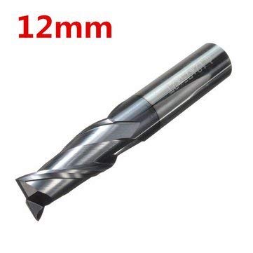 WorldCare® Solid Carbide End Mill 2 Flute Slot Drills 2/3/4/6/8/10/12Mm End Mill Cutter Cnc Tool (10 Mm) : 10 Mm
