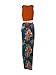 WDIRARA Women's Floral Print Tie Backless Crop Tank Tops and High Split Maxi Skirt Sets 2 Piece Outfits Multicolor Small