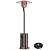 48,000 BTU Heater, Propane Patio Heater with Table, Dual Stainless Steel Burners and Safety Guard System, with Wheels, Table, Outdoor Patio Heating for Home and Backyard, Garden