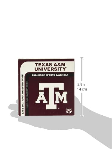 Amazon.com : Turner Sports Texas A&M Aggies 2024 Box Calendar (24998053023)  : Office Products
