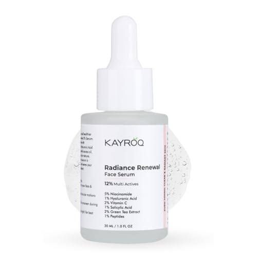 Image of Radiance Renewal Face Serum with Niacinamide, Vitamin C & Hyaluronic Acid | Brightens Skin, Evens Tone & Improves Texture | For All Skin Types | 30ml
