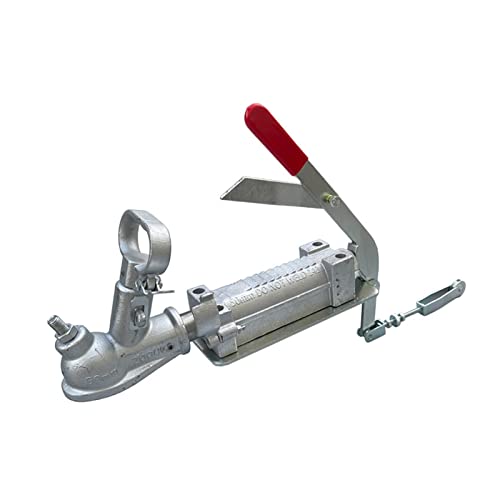 Trailer Hitch, Australian Cable Type Mechanical Brake Impact Connector Trailer Cover Ball Cover Brake Floor Car Modification Parts,Strong Pulling Force(Connector+base+regulator)