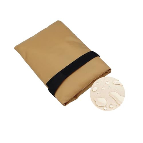 Surwin Outside Tap Cover for Winter, 1/2/4/6/8/10pcs Large Outdoor Tap Cover, Waterproof & Thickened Outdoor Taps Frost Protector, Protects Garden Tap from Freezing and Bursting (Light brown,2pc)