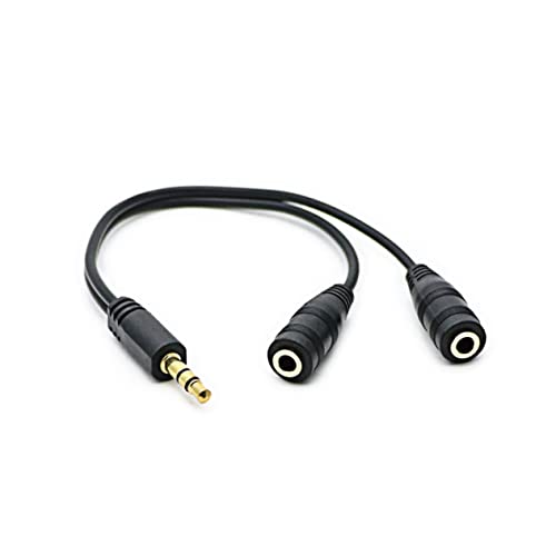 Adaptador de Audio Estéreo Macho a Hembra Jack 3.5mm miniatura 3