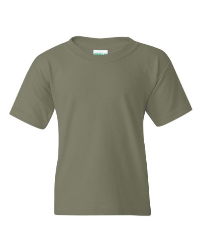 Gildan G500B Heavy Cotton Youth 5.3 oz. T-Shirt - MILITARY GREEN - XL