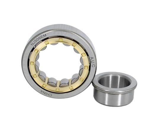 Rodamiento de rodillos cilíndricos NJ309M con jaula de latón de alta resistencia y 45mm interior 2