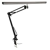 [LONGUEUR DE LA LAMPE DE 24,6 PO] Lampe à clip pour le soin des yeux. La haute luminosité et l'éclairage grand angle éliminent les ombres, avec des angles d'éclairage réglables pour une couverture précise.