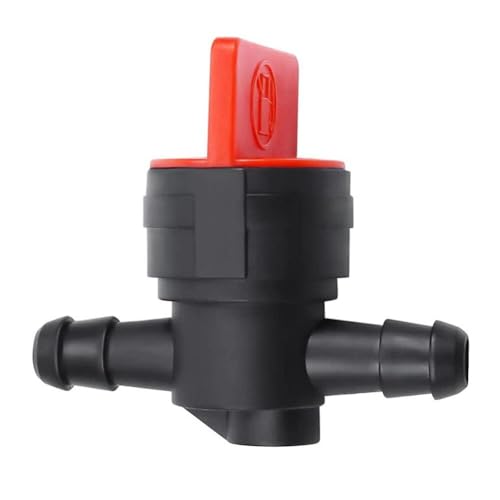 Robinet d'arrêt d'essence droit 1/4 durable avec colliers de fixation haute pression