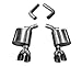 Corsa - 15-19 Dodge Challenger 6.4L/17-19 Challenger 5.7L Black Sport Axle-Back Exhaust w/3.5in Tips (21020BLK)