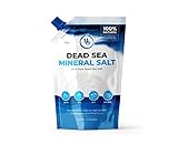 Dead Sea Salts for Soaking, Mineral Salt for Bath, Spa, Shower – More Minerals Than Epsom Salt, Pure and Natural Bath Salt for Foot Soak, Fine Salt Mined from Dead Sea