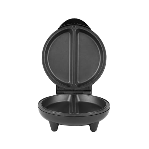 SALTER Dual-Omelettmaker Antihaftbeschichtete tiefe Platten Doppel-Eierkocher Macht 2 Omeletten Kein Wenden erforderlich Kochen mit wenig bis keinem Öl Schnelles Aufheizen 750W