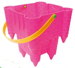 Top Race Burg Sand Castle Strandeimer Eimer Set Sandburg Spielzeug, Verschiedene Farben, 8 inch Pails – Bild 8