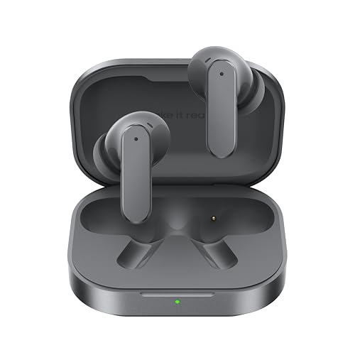 realme Buds Air 8 Écouteurs Bluetooth sans Fil, Traduction IA, Contrôle Tactile, Autonomie 58H, Réduction de Bruit, Type-C, IP55 Étanche et antipoussière, Bluetooth 5.4, Gris