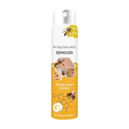 Spray Veleno D'apis Per Nei,Spray Rimozione Verruca Veleno D'apis,Tag Recede Bee Venoms Spray,Veleno D'apis E Tag Spray Per Tutti Di Pelle, 20ml Spray Trattante Al Veleno D'