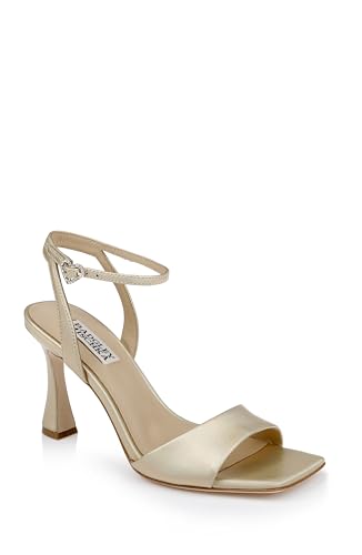 Image of Badgley Mischka Women's Cady Sandals With Heart-shaped Buckle