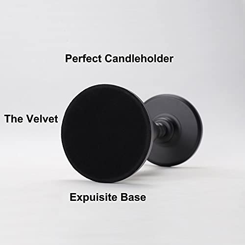 Black-Decorative-Candle-Holder-Set-of-2-Home-Decor-Pillar-Candle-Stand-Coffee-Table-Mantle-Decor-Centerpieces-for-Fireplace-Living-or-Dining-Room-TableClassic-Pastoral-Style-Candlesticks Black Decorative Candle Holder Set of 2 Home Decor Pillar Candle Stand Coffee Table Mantle Decor Centerpieces for Fireplace Living or Dining Room TableClassic Pastoral Style Candlesticks