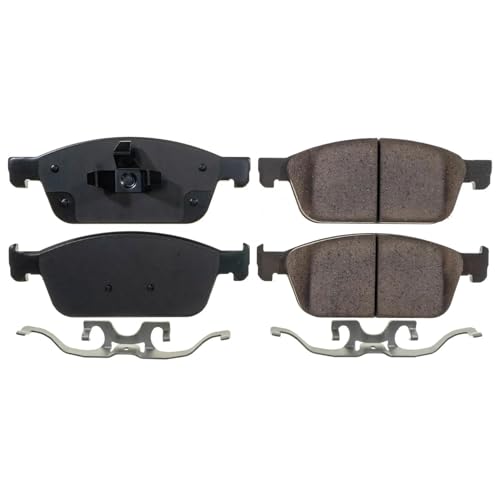 Image of PowerStop Front Brake Pads for Ford Escape 2013-17 | Ford Transit Connect 2014-23 - Z17 Ceramic Brake Pads with Installation Hardware, 17-1645