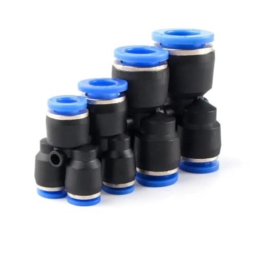 Conector neumático de plástico for aire y agua en formato PY-10 de 10 mm 6