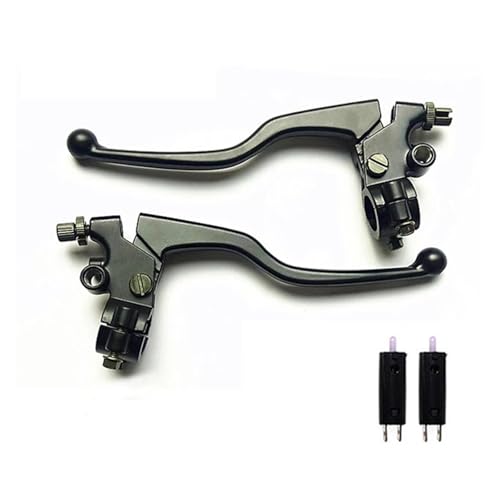 Palanca freno y embrague motocicleta 22mm accesorios de manillar para pit dirtbike de aluminio 2
