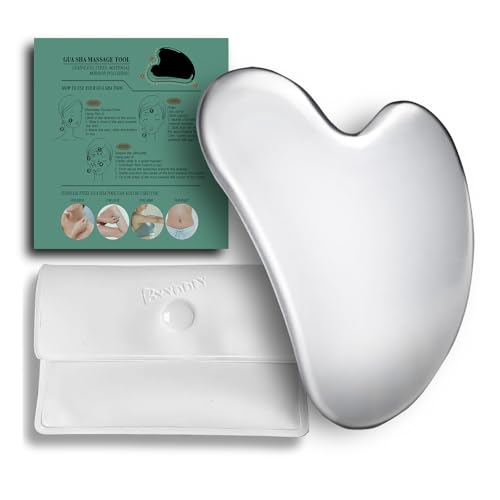 byyddiy spherical surface stainless steel gua sha facial tools metal gua sha for facetighten skin massage guasha beauty tool for body eyes w-s