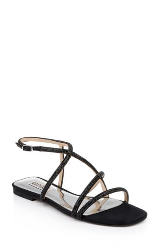 Badgley Mischka Women's Ivie Flat Sandal2