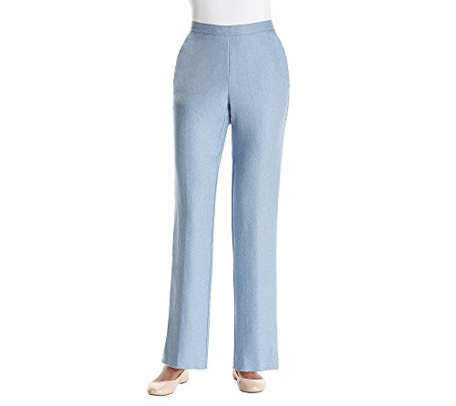 Pantalones Alfred Dunner Bluebell de mujer talla 18 corta confort