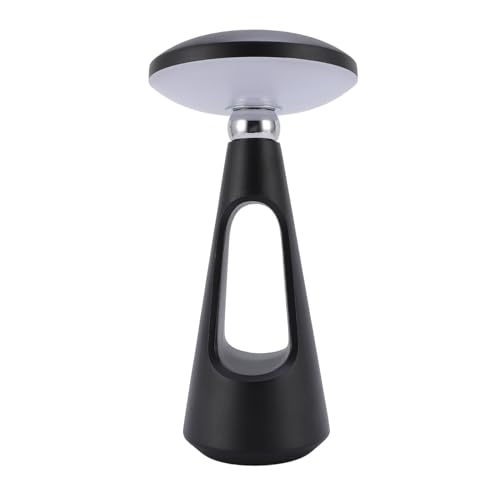 Hamwesh Petite Lampe de Table sans Fil, Forme d'ovni, 3 Températures de Couleur, Veilleuse LED Magnétique à intensité Variable avec Rechargeable par USB et...