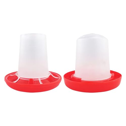 Abreuvoir Pour Poules, PP Mangeoire Et Abreuvoir Pour Poussins | 1,5L Abreuvoirs Automatique Pour Poussins Pour Basse-cour, Animaux De Ferme,...