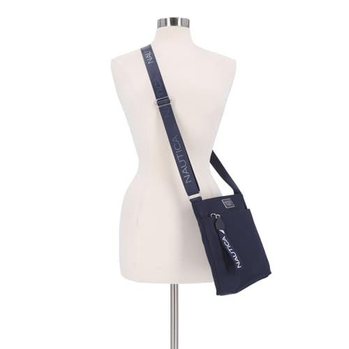Image of Nautica Diver Nylon Small Women's Crossbody Bag Purse with Adjustable Shoulder Strap