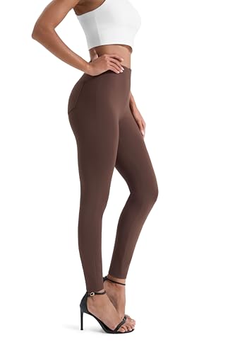 AFITNE Women's Yoga Dress Pants High Waist Pull On Stretchy Skinny Slacks Business Casual Work Pants with Pockets