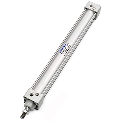 Baomain Pneumatic Air Cylinder SC 32 x 350,PT 1/8, Bore 1 1/4 inch(32mm), Stroke 14 inch(350mm),Dual Action 1 Mpa,for Industrial Machinery