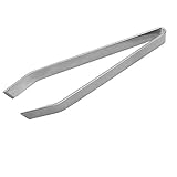 Pinzas de lado plano con clip de hueso de pescado, pinzas de hueso de pescado, pinzas de acero inoxidable para plumas de cerdo, pato, pollo, elegantes y populares