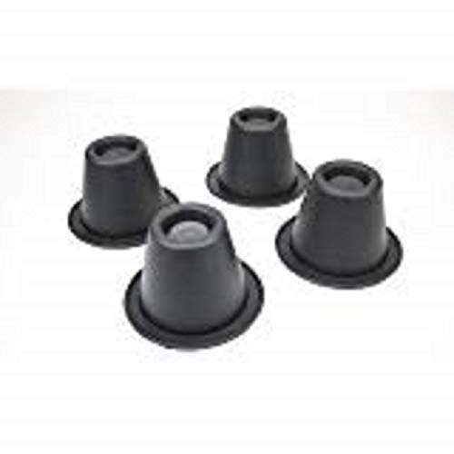 Homecraft Stapelbare Cone Raisers, verschillende maten, set van 4, raiser, voor raising bedden, banken en stoelen, bedden liften ter verhoging van de hoogte van de meubels, olifantenvoet